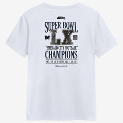 Seattle Seahawks Women's Super Bowl LX Champions Long Ball T-Shirt White - Nike