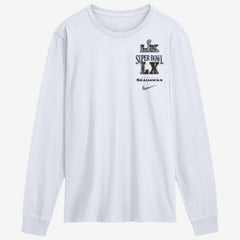 Seattle Seahawks Super Bowl LX Champions Long Ball Long Sleeve T-Shirt White - Nike