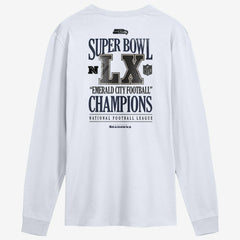 Seattle Seahawks Super Bowl LX Champions Long Ball Long Sleeve T-Shirt White - Nike