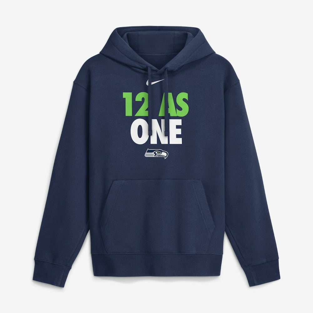 Seattle Seahawks 12 As One Hoodie Navy - Nike