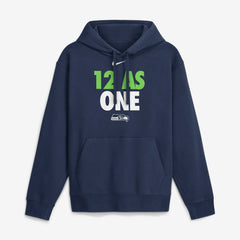 Seattle Seahawks 12 As One Hoodie Navy - Nike