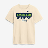 Seattle Seahawks Emerald City T-Shirt Natural - Nike