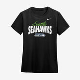 Seattle Seahawks Women's Club T-Shirt Black - Nike