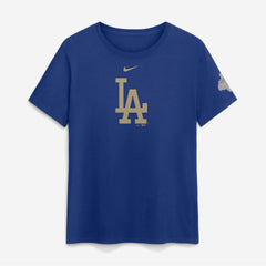 Los Angeles Dodgers Nike Women's 2026 Gold Collection Logo T-Shirt Near Me