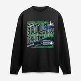 Seattle Seahawks Super Bowl LX Champions Classic Stripes Legacy Fleece Sweatshirt Black - Fanatics