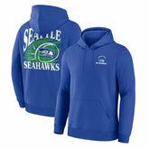 Seattle Seahawks Classic Scribble Legacy Fleece Hoodie Royal - Fanatics