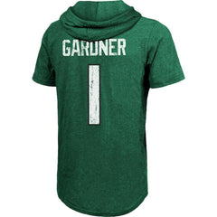 Ahmad Sauce Gardner New York Jets Majestic Threads Player Name & Number Tri-Blend Hoodie T-Shirt Heather Green - NFL