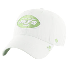 New York Jets '47 Women's Ballpark Cheer Clean Up Adjustable Hat White - 47 brand
