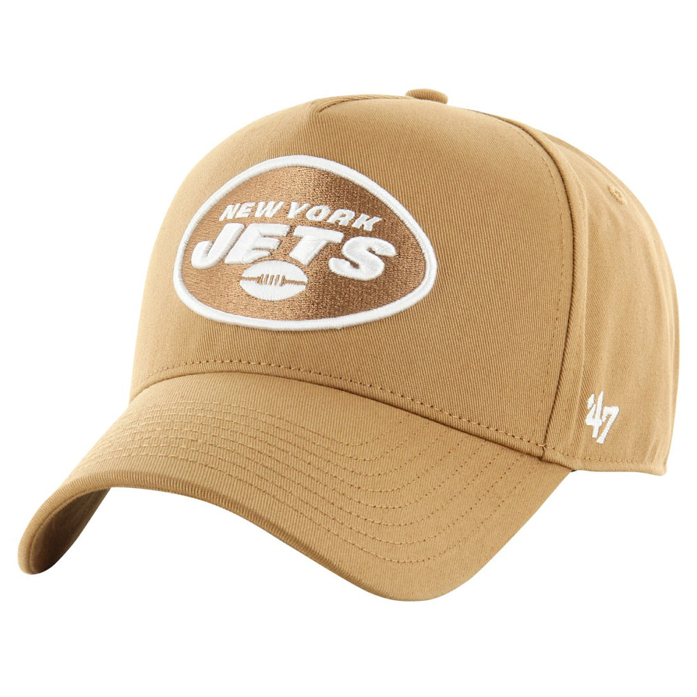 New York Jets '47 Ballpark MVP Adjustable Hat Tan - 47 brand