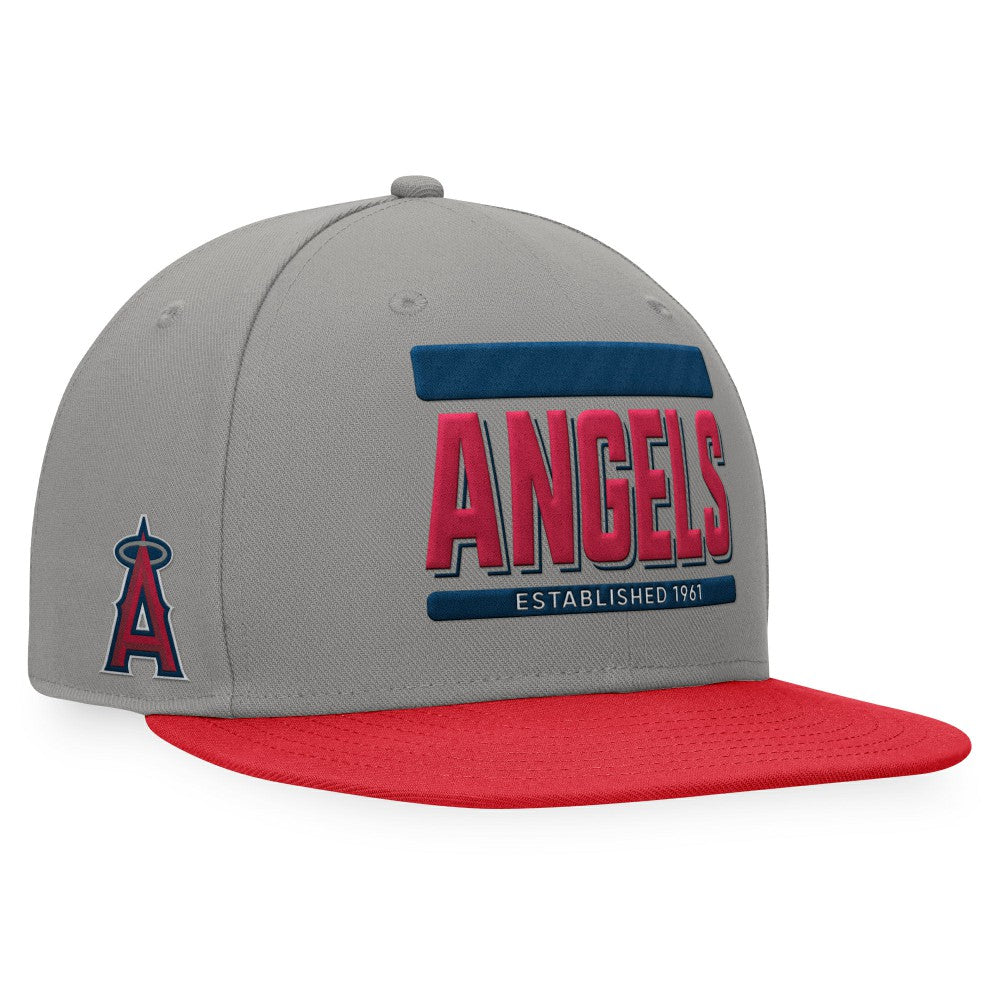 Los Angeles Angels Fanatics Line Drive Two-Tone Snapback Hat Online