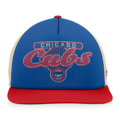 Chicago Cubs Fanatics Cooperstown Collection Talley Foam Trucker Snapback Hat discount