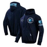 NBA - Memphis Grizzlies Pro Standard Hybrid Full-Zip Hoodie - Navy