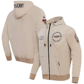 NBA - New Orleans Pelicans Pro Standard Hybrid Full-Zip Hoodie - Khaki