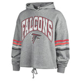 Atlanta Falcons '47 Women's Upland Bennett Pullover Hoodie Heather Gray - 47 brand