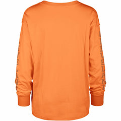 Cleveland Browns '47 Women's Tom Cat Lightweight Long Sleeve T-Shirt Orange - 47 brand