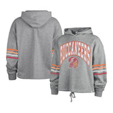 Tampa Bay Buccaneers '47 Women's Upland Bennett Pullover Hoodie Heather Gray - 47 brand