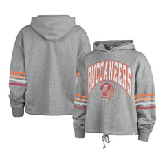 Tampa Bay Buccaneers '47 Women's Upland Bennett Pullover Hoodie Heather Gray - 47 brand