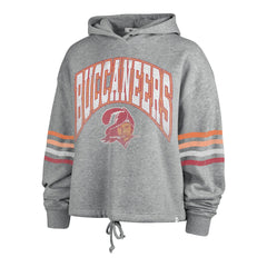 Tampa Bay Buccaneers '47 Women's Upland Bennett Pullover Hoodie Heather Gray - 47 brand