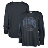 Tennessee Titans '47 Women's Tom Cat Lightweight Long Sleeve T-Shirt Navy - 47 brand