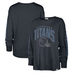 Tennessee Titans '47 Women's Tom Cat Lightweight Long Sleeve T-Shirt Navy - 47 brand