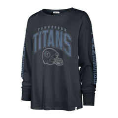 Tennessee Titans '47 Women's Tom Cat Lightweight Long Sleeve T-Shirt Navy - 47 brand