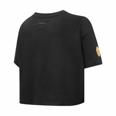 NBA - Milwaukee Bucks Pro Standard Women's Holiday Glam Boxy T-Shirt - Black