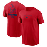 St. Louis Cardinals Nike Large Logo Back Stack T-Shirt discount
