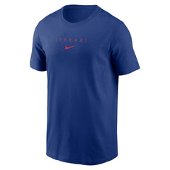 Texas Rangers Nike Large Logo Back Stack T-Shirt Online