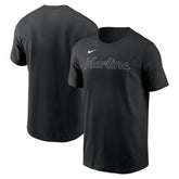 Miami Marlins Nike Fuse Wordmark T-Shirt Clearance