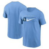Tampa Bay Rays Nike Team Swoosh Lockup T-Shirt Clearance