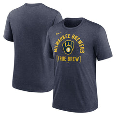 Milwaukee Brewers Nike Swing Big Tri-Blend T-Shirt Lifestyle