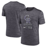 Colorado Rockies Nike Large Logo Velocity T-Shirt Online