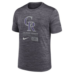 Colorado Rockies Nike Large Logo Velocity T-Shirt Online