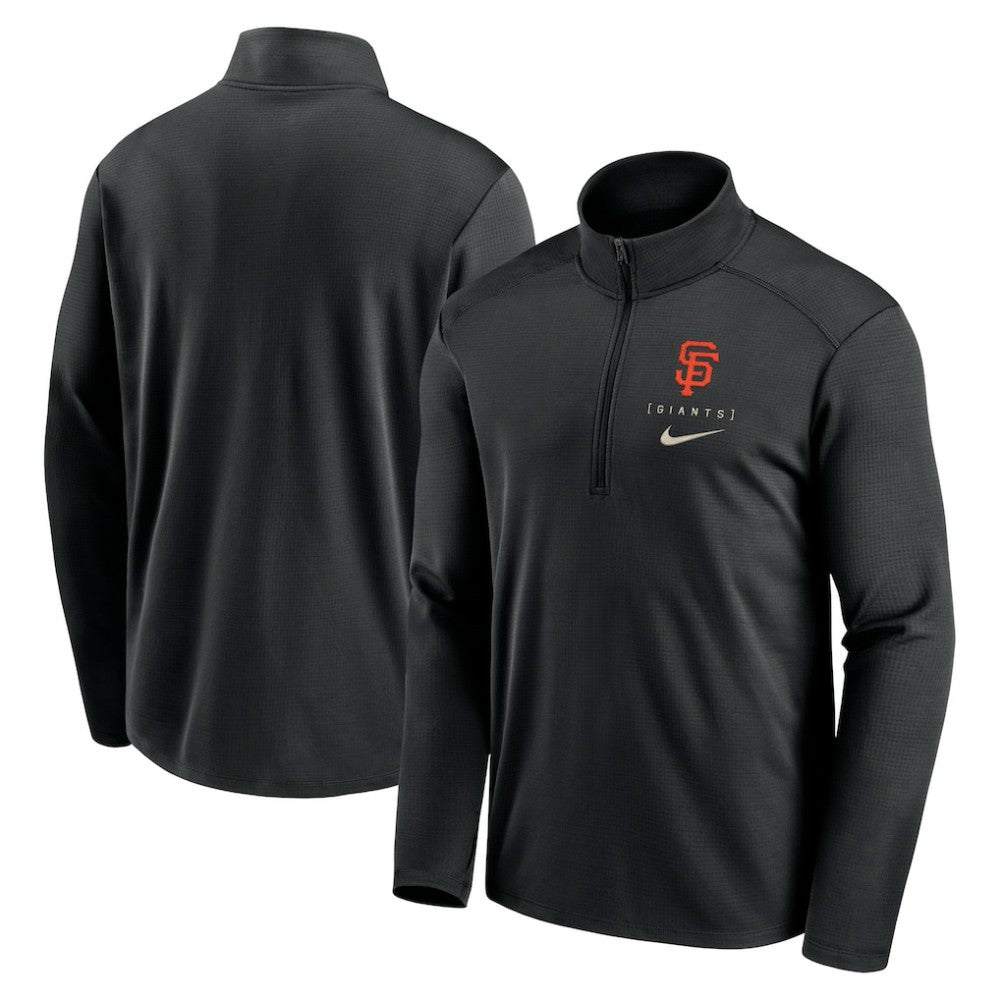 San Francisco Giants Nike Franchise Logo Pacer Performance Half-Zip Top Clearance