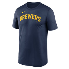 Milwaukee Brewers Nike Legend Fuse Wordmark T-Shirt Lifestyle