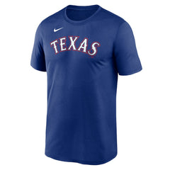 Texas Rangers Nike Legend Fuse Wordmark T-Shirt Clearance