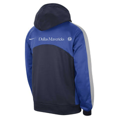 Nike - Dallas Mavericks Authentic Starting Five Force Performance Pullover Hoodie - Navy/Blue