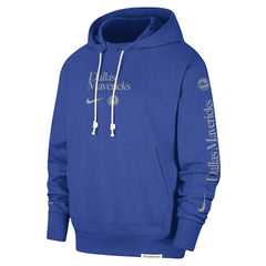Nike - Dallas Mavericks Authentic Performance Pullover Hoodie - Blue