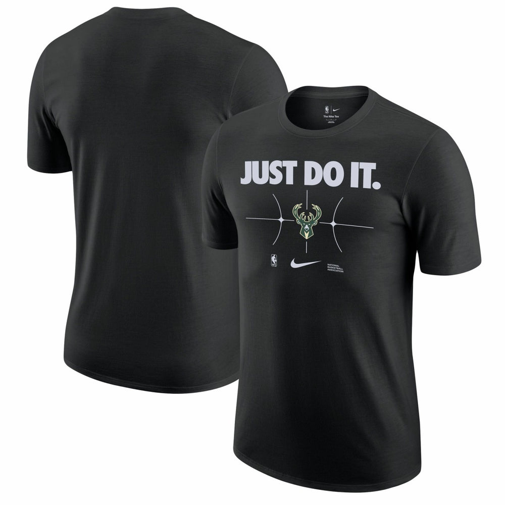 Nike - Milwaukee Bucks Just Do It T-Shirt - Black