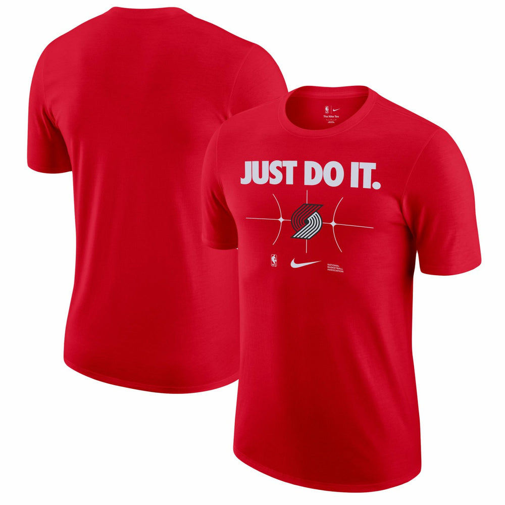 Nike - Portland Trail Blazers Just Do It T-Shirt - Red