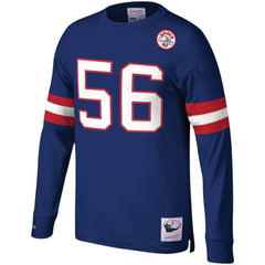 Lawrence Taylor New York Giants Big & Tall Cut & Sew Player Name & Number Long Sleeve T-Shirt Royal - Mitchell & Ness