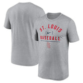 St. Louis Cardinals Nike Arch Baseball Stack Performance T-Shirt Sale
