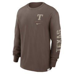 Texas Rangers Nike Statement Max90 Long Sleeve T-Shirt Clearance