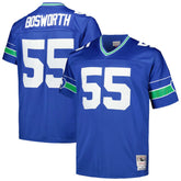 Brian Bosworth Seattle Seahawks Big & Tall 1987 Legacy Retired Player Jersey Royal - Mitchell & Ness