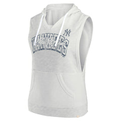 New York Yankees Fanatics Women's Lounge Script Sleeveless Pullover Hoodie Online