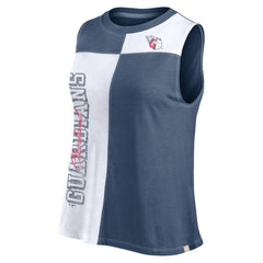 Cleveland Guardians Fanatics Women's Color-Block Tank Top On Sale