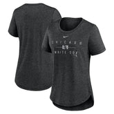 Chicago White Sox Nike Women's Knockout Team Stack Tri-Blend T-Shirt Online
