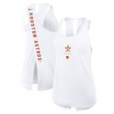 Houston Astros Nike Women's Open-Back Crisscross Dri-FIT Tank Top On Sale