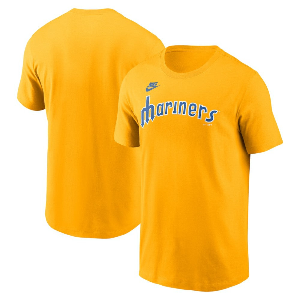 Seattle Mariners Nike Cooperstown Collection Wordmark T-Shirt Online