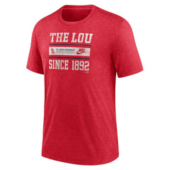 St. Louis Cardinals Nike Cooperstown Collection Local Stack Tri-Blend T-Shirt Near Me